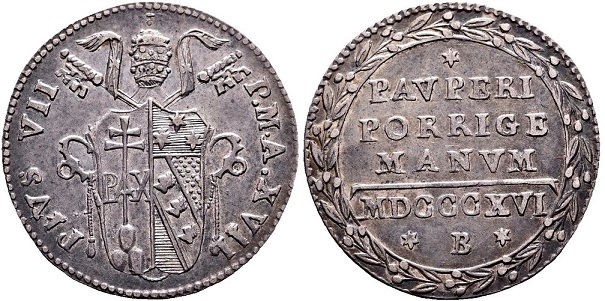 Pius VII 1816–17 Grosso